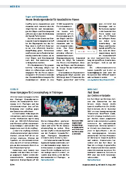 Vorschauseite 1: SARS-CoV-2: Fact Sheet zur Omikron-Variante