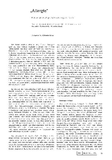Vorschauseite 1: „Allergie”