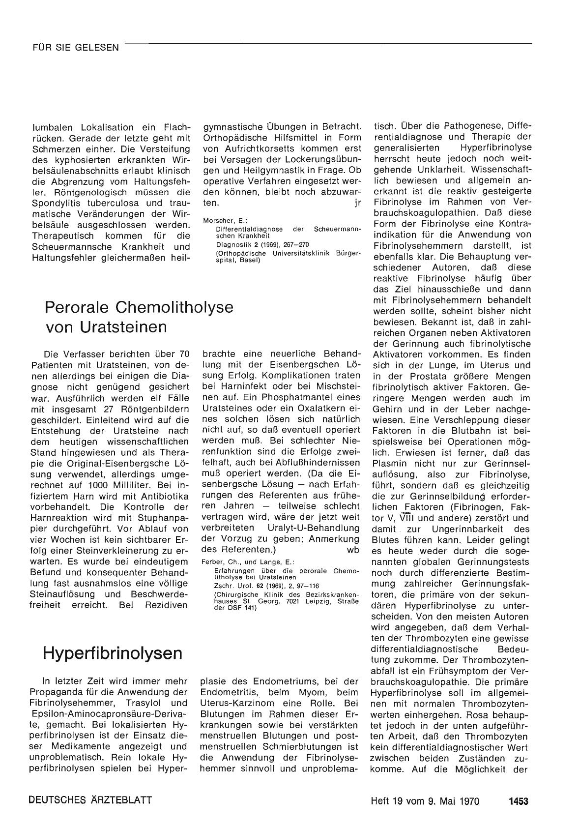 Vorschauseite 1: Hyperfibrinolysen