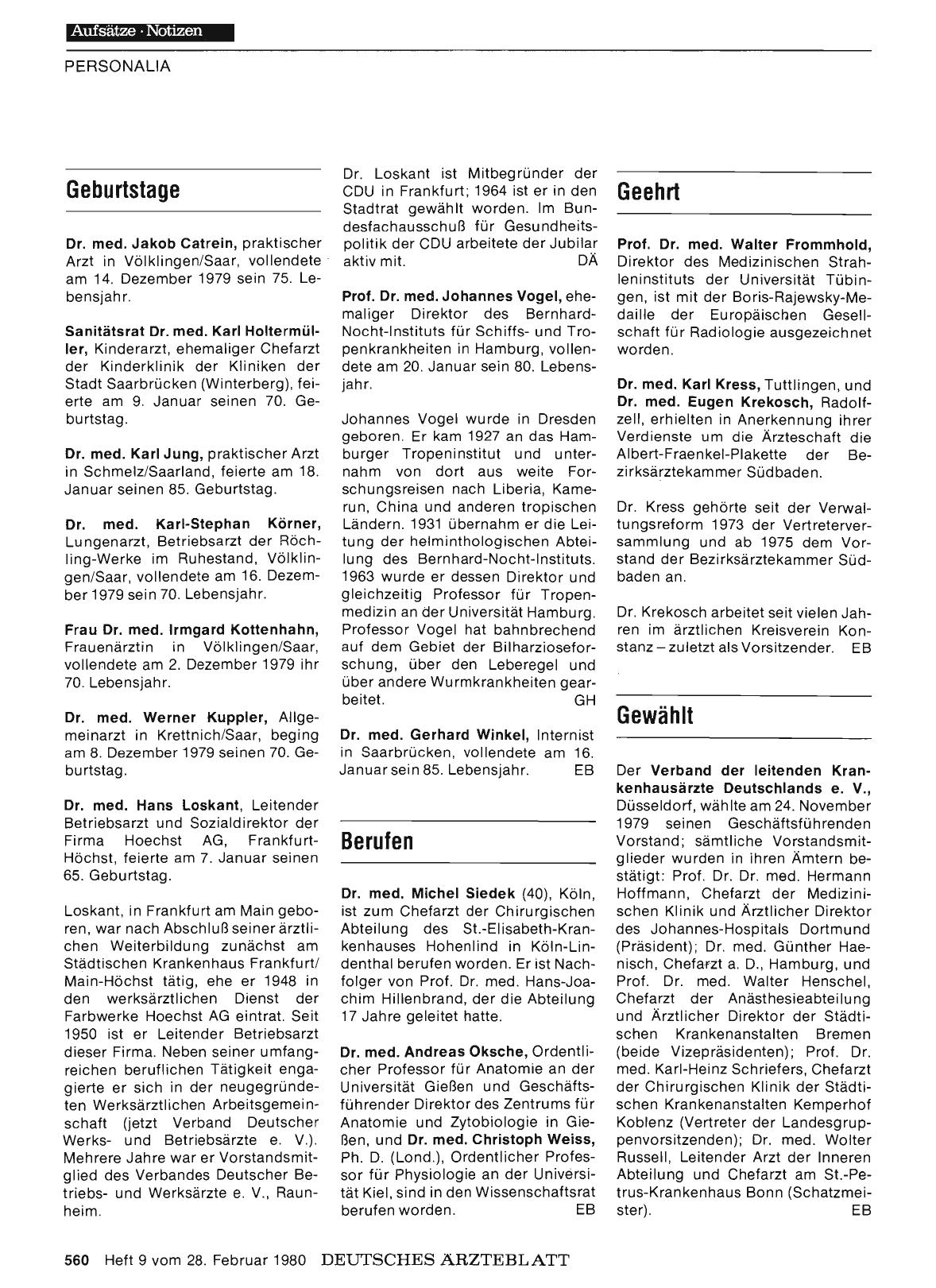 Vorschauseite 1: Berufen