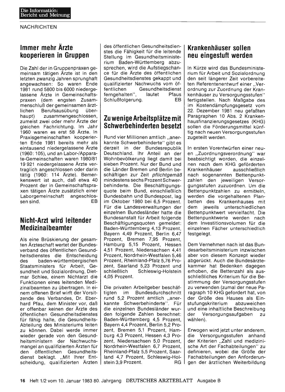 Vorschauseite 1: Immer mehr Ärzte kooperieren in Gruppen