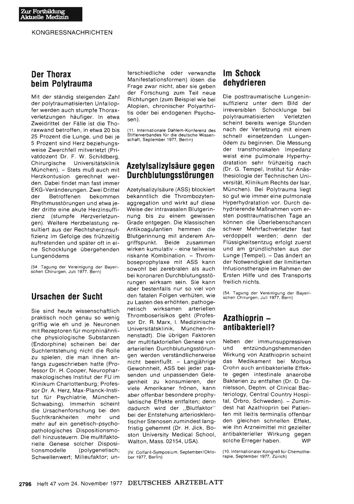 Vorschauseite 1: Azathioprin — antibakteriell?