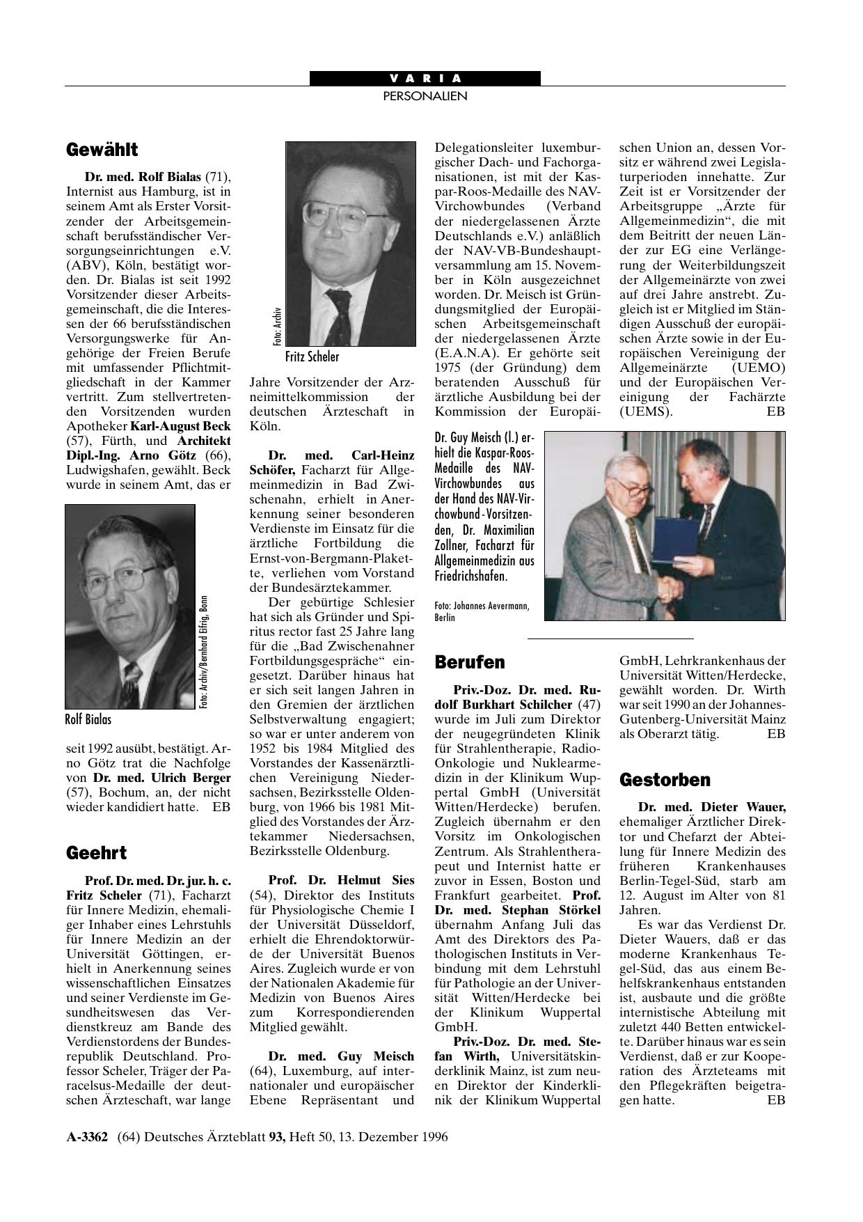 Vorschauseite 1: Gewählt