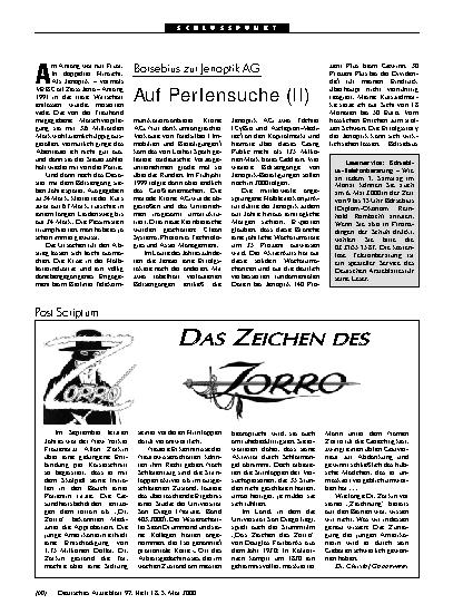Vorschauseite 1: Das Zeichen des Zorro