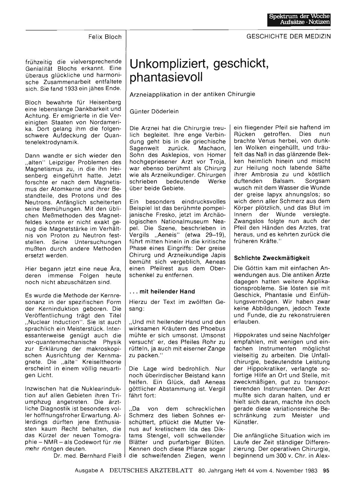 Vorschauseite 1: Unkompliziert, geschickt, phantasievoll: Arzneiapplikation in der antiken Chirurgie