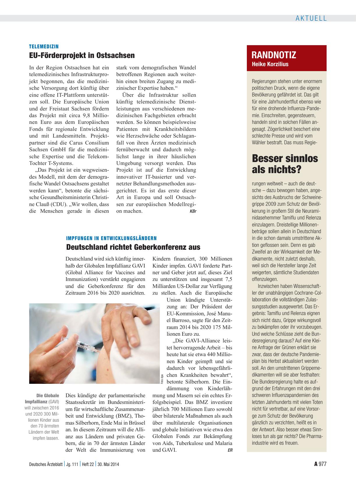 Vorschauseite 1: Randnotiz: Besser sinnlos als nichts?