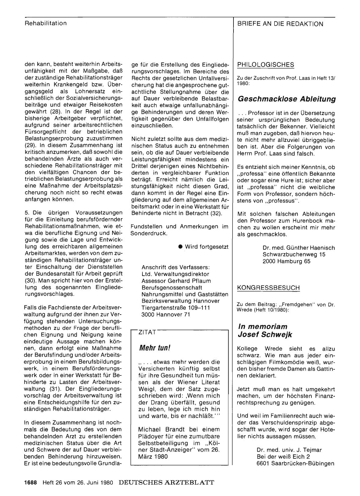 Vorschauseite 1: PHILOLOGISCHES: Geschmacklose Ableitung