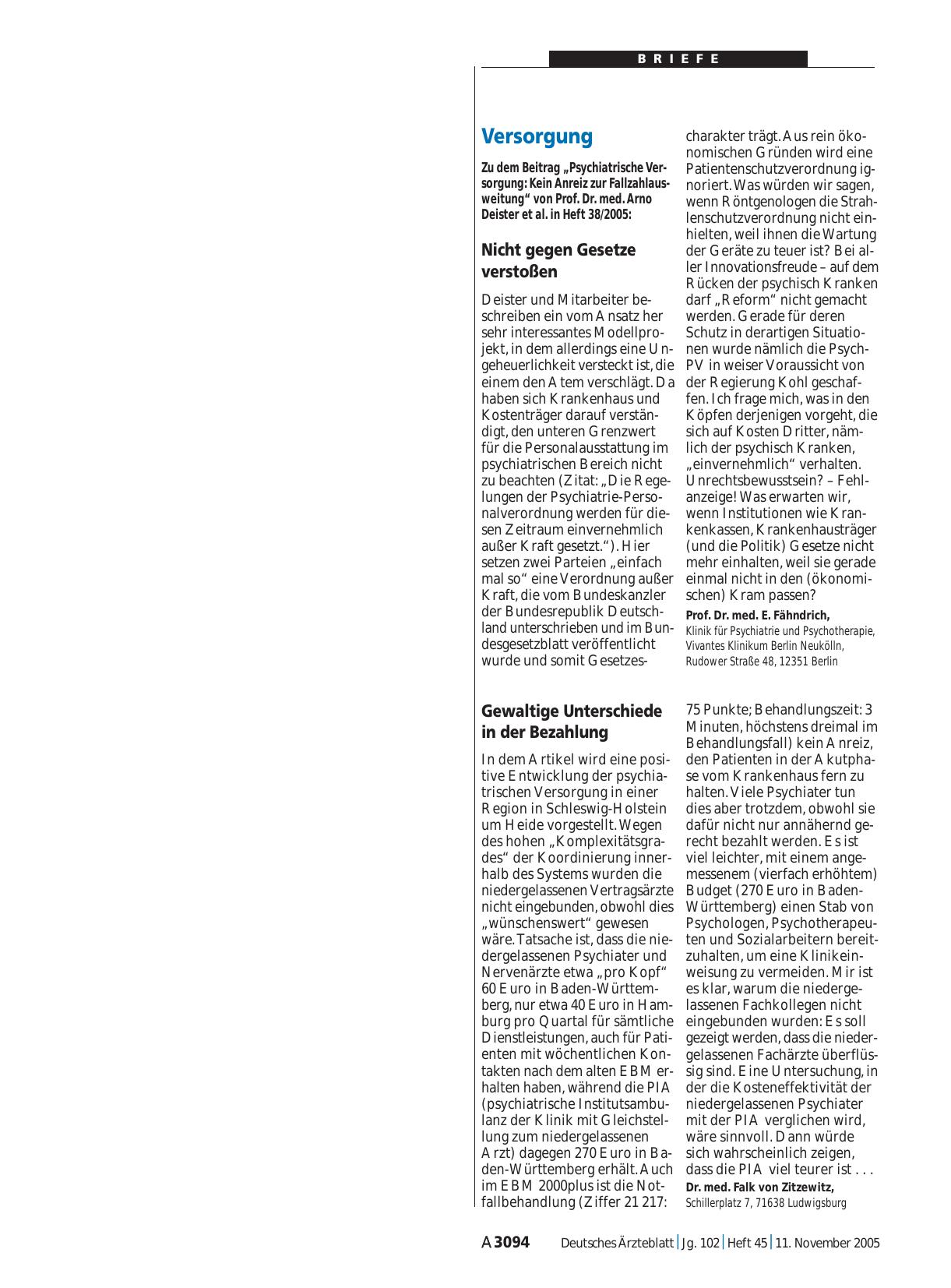 Vorschauseite 1: Versorgung: Gewaltige Unterschiede in der Bezahlung