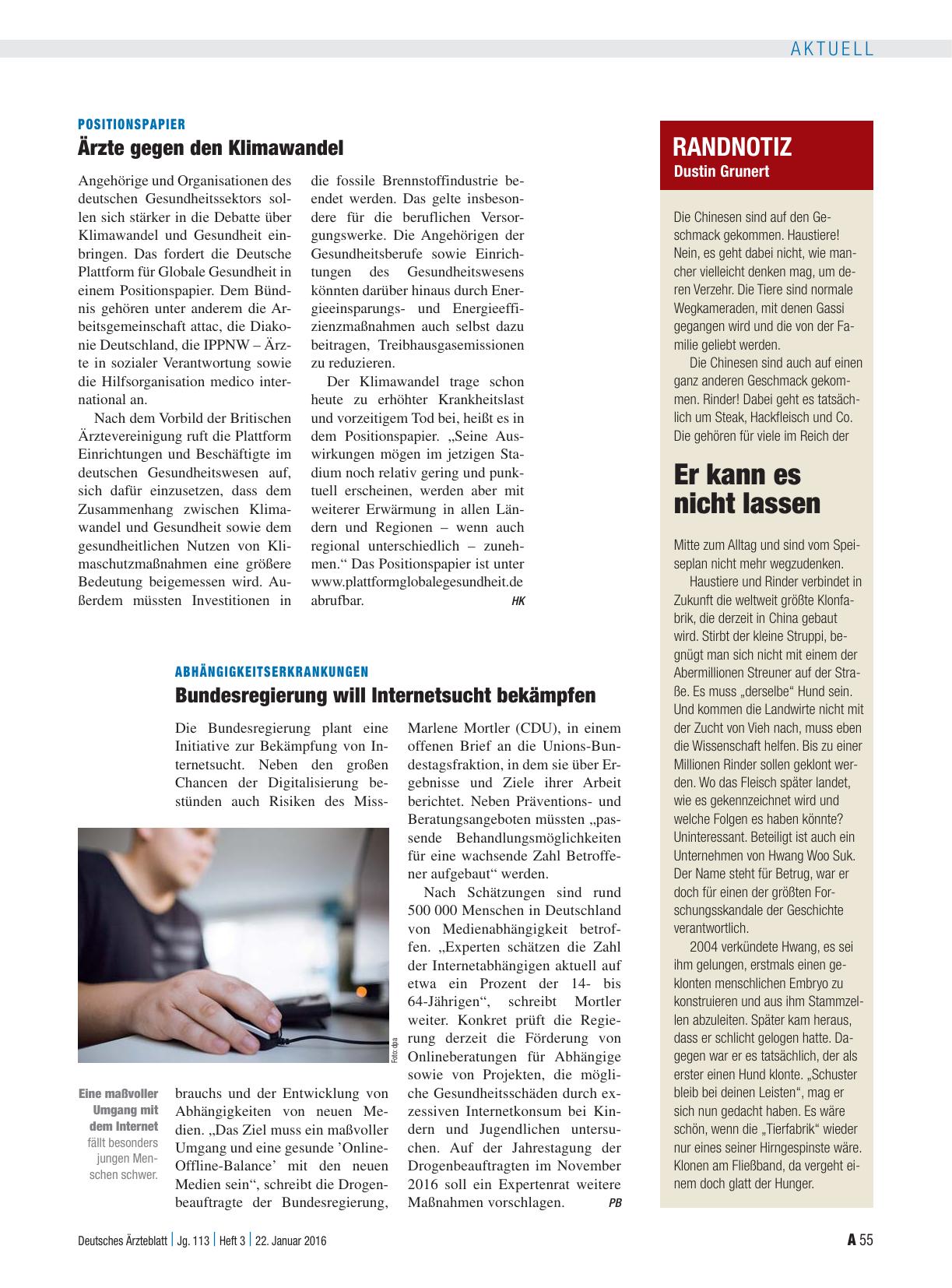 Vorschauseite 1: Randnotiz: Er kann es nicht lassen