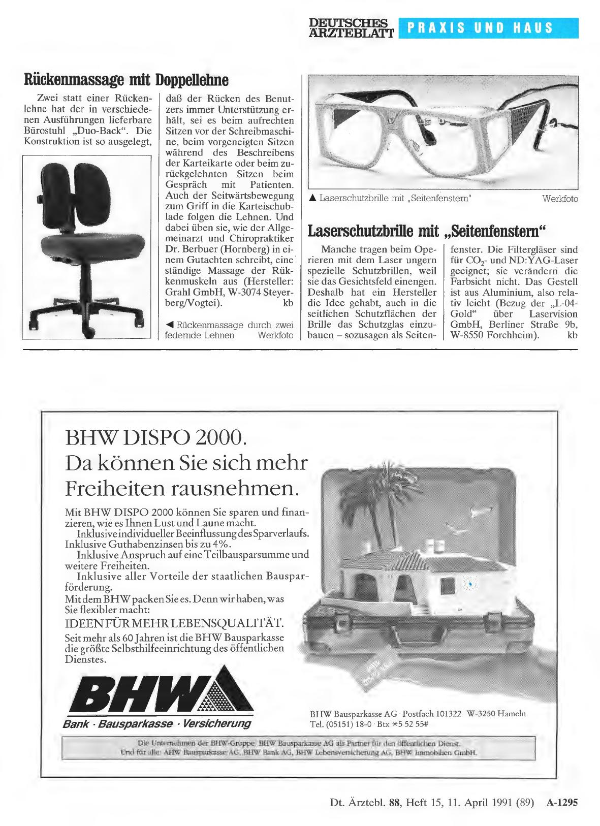 Vorschauseite 1: Laserschutzbrille mit „Seitenfenstern“