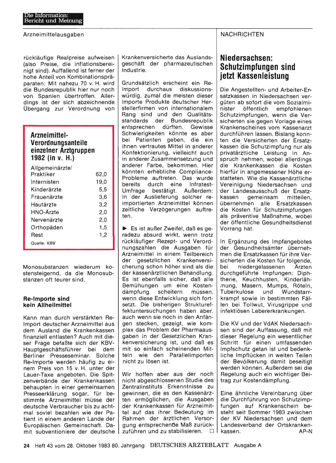 Vorschauseite 1: Niedersachsen: Schutzimpfungen sind jetzt Kassenleistung