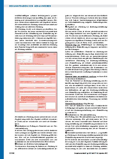 Vorschauseite 2: 65. Änderung der Vereinbarung über Vordrucke für die vertragsärztliche Versorgung vom 1. April 1995 (Anlage 2 BMV-Ä)