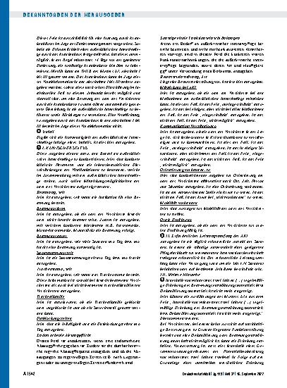 Vorschauseite 4: 65. Änderung der Vereinbarung über Vordrucke für die vertragsärztliche Versorgung vom 1. April 1995 (Anlage 2 BMV-Ä)