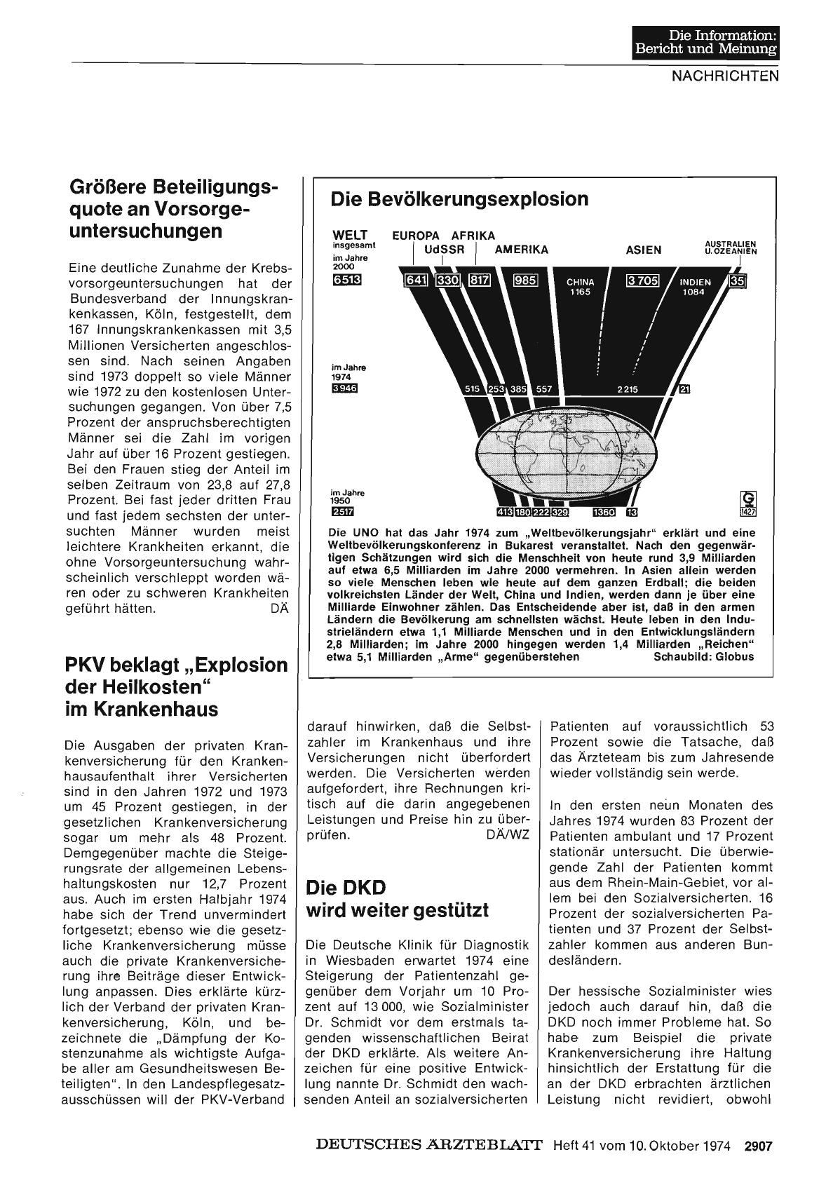 Vorschauseite 1: Größere Beteiligungsquote an Vorsorgeuntersuchungen
