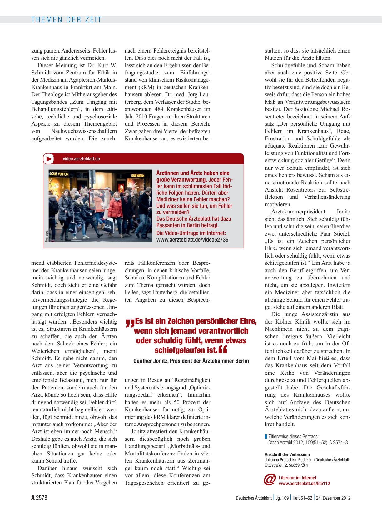 Vorschauseite 4: Behandlungsfehler: Die Angst vor der Schuld