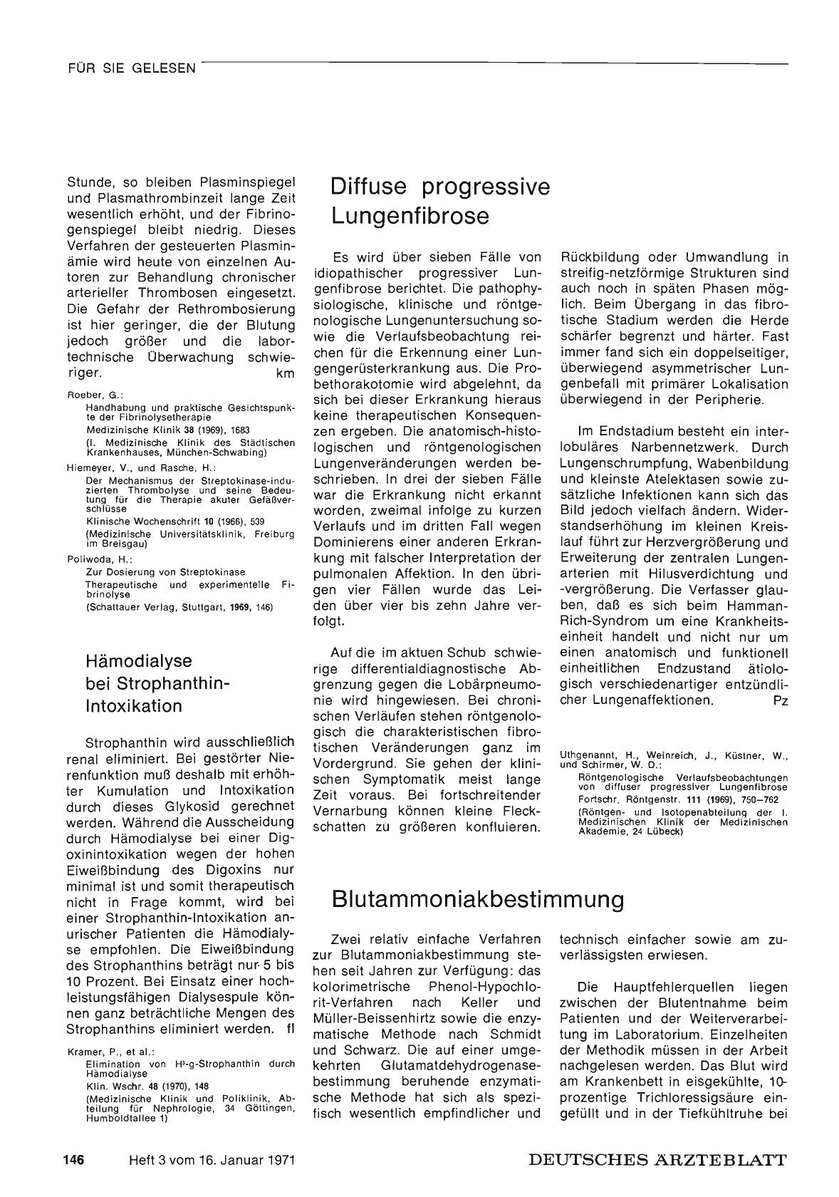Vorschauseite 1: Diffuse progressive Lungenfibrose