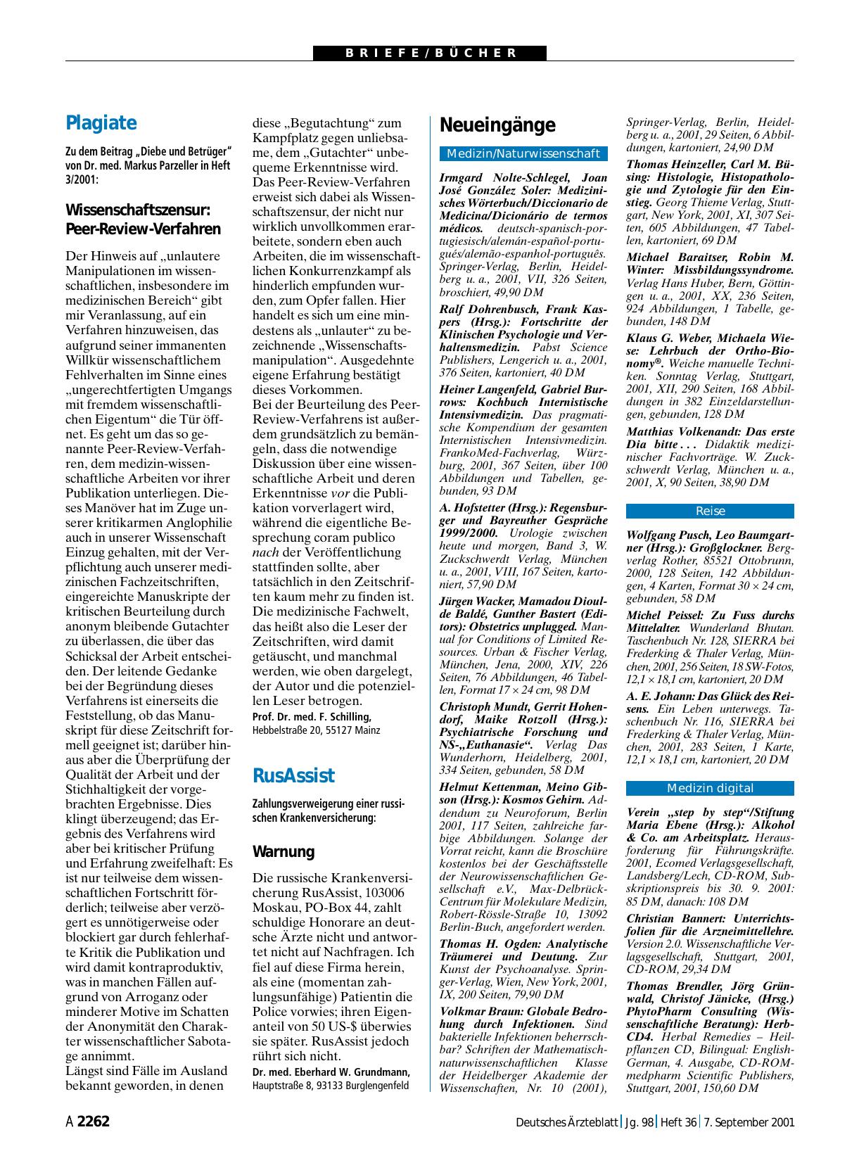 Vorschauseite 1: RusAssist: Warnung