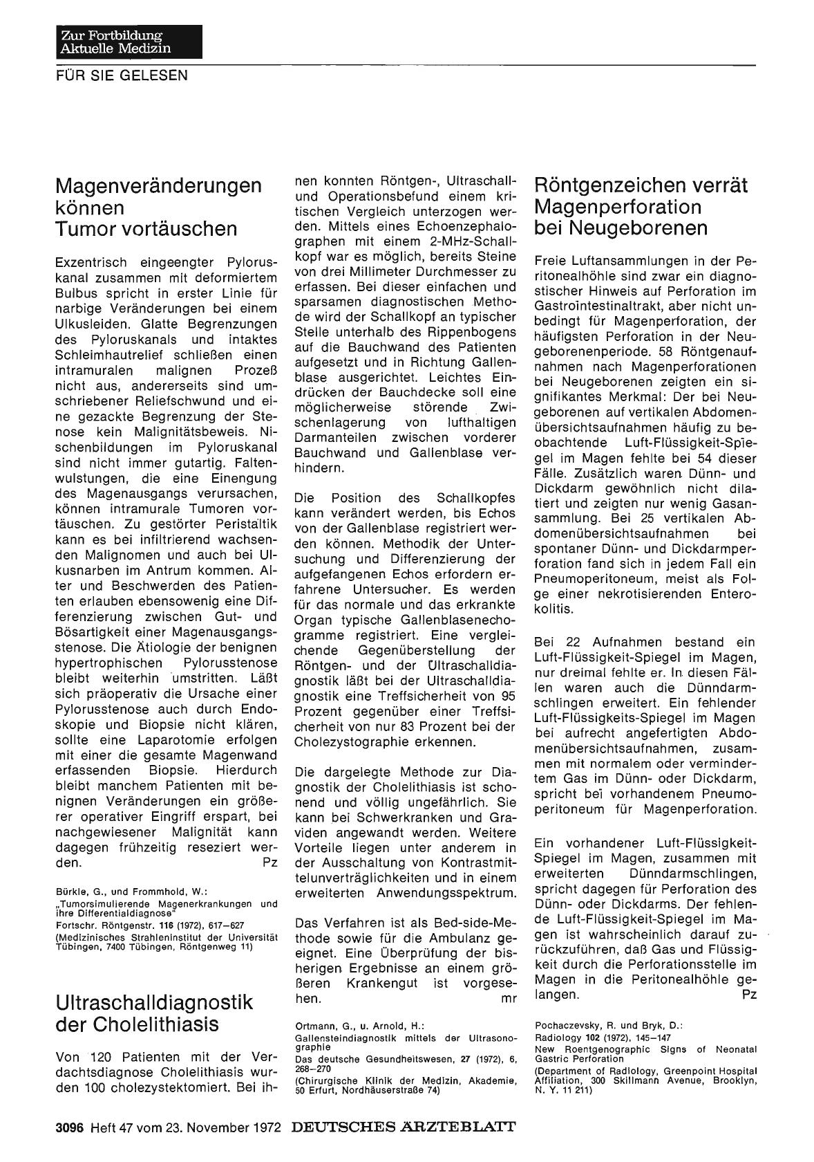 Vorschauseite 1: Ultraschalldiagnostik der Cholelithiasis
