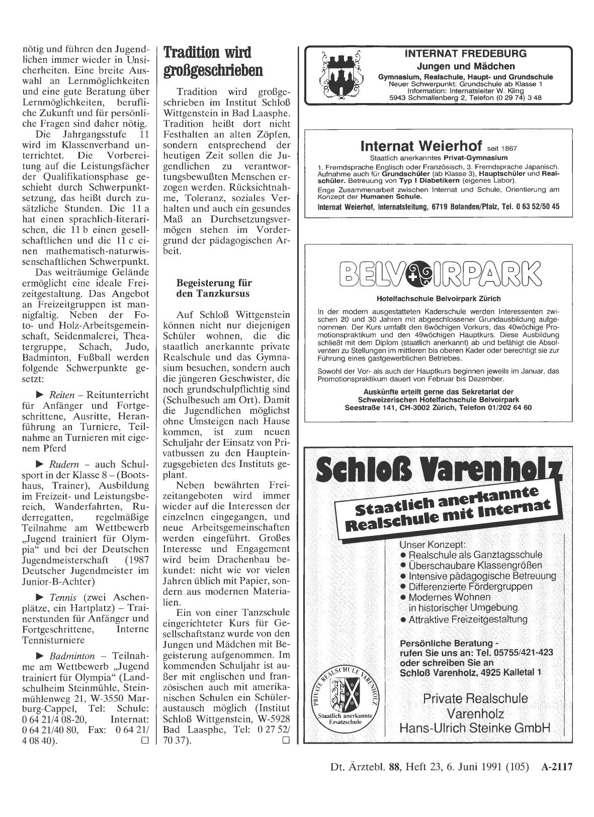 Vorschauseite 1: Tradition wird großgeschrieben