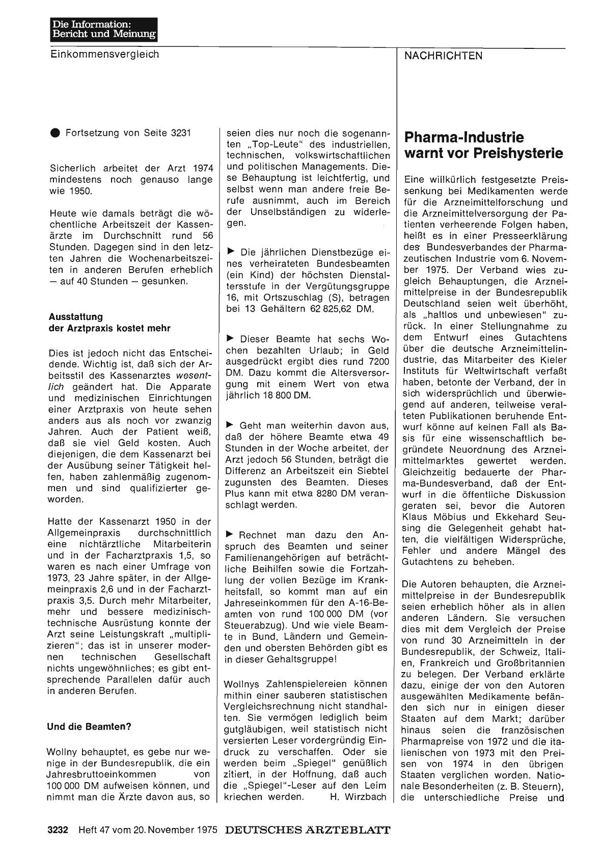 Vorschauseite 1: Pharma-Industrie warnt vor Preishysterie