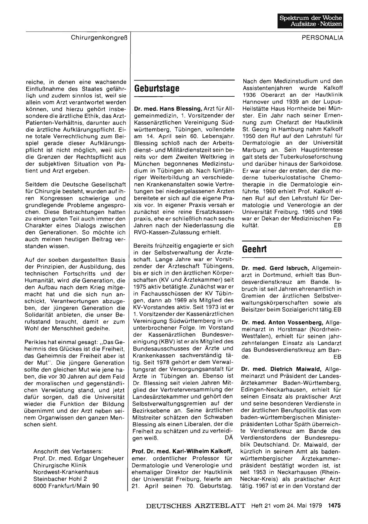 Vorschauseite 1: Geehrt