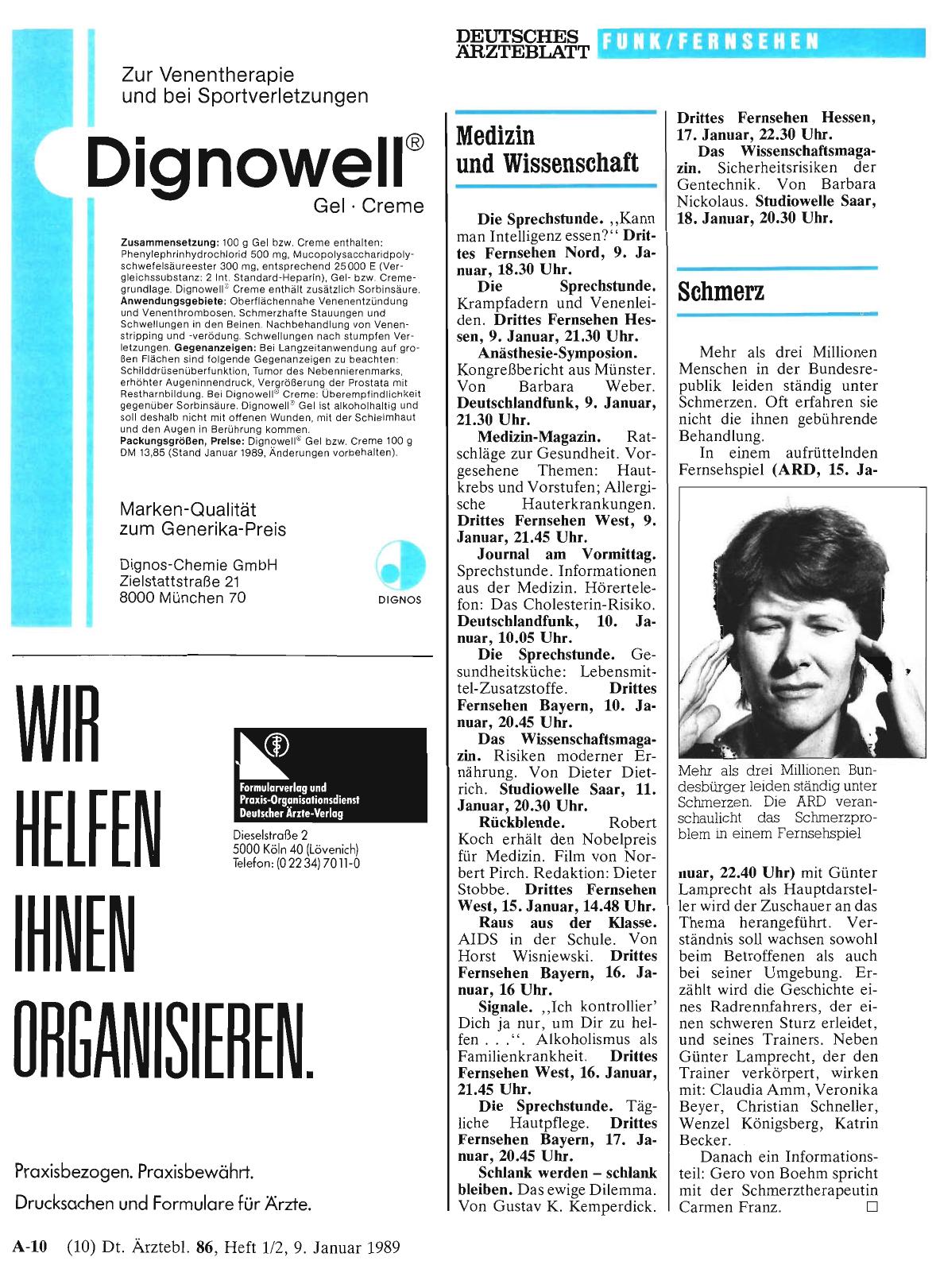 Vorschauseite 1: Medizin und Wissenschaft