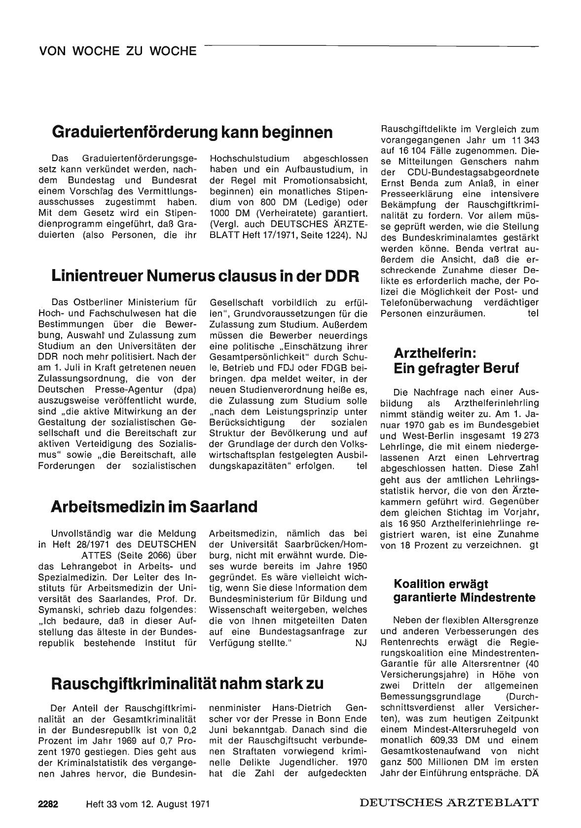 Vorschauseite 1: Linientreuer Numerus clausus in der DDR