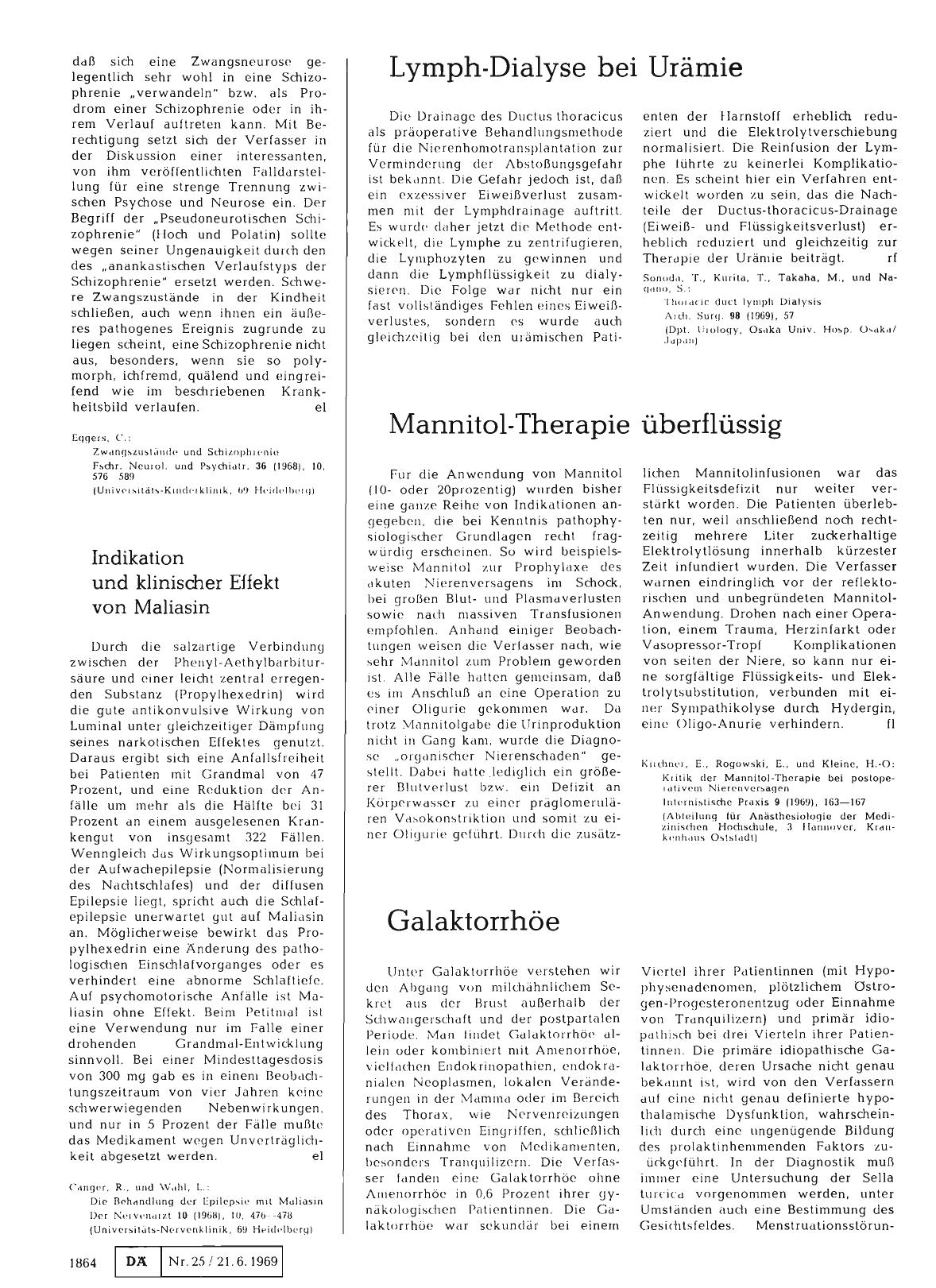 Vorschauseite 1: Mannitol-Therapie überflüssig