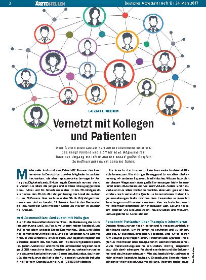 Vorschauseite 1: Soziale Medien: Vernetzt mit Kollegen und Patienten