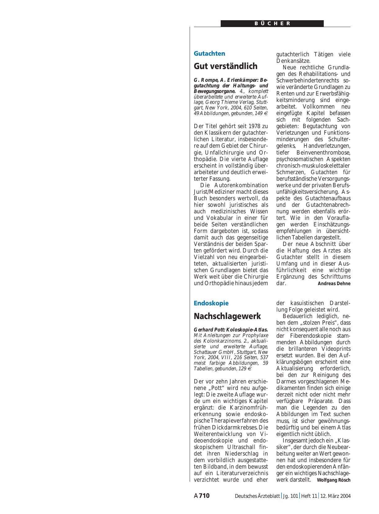 Vorschauseite 1: Begutachtung der Haltungsund Bewegungsorgane
