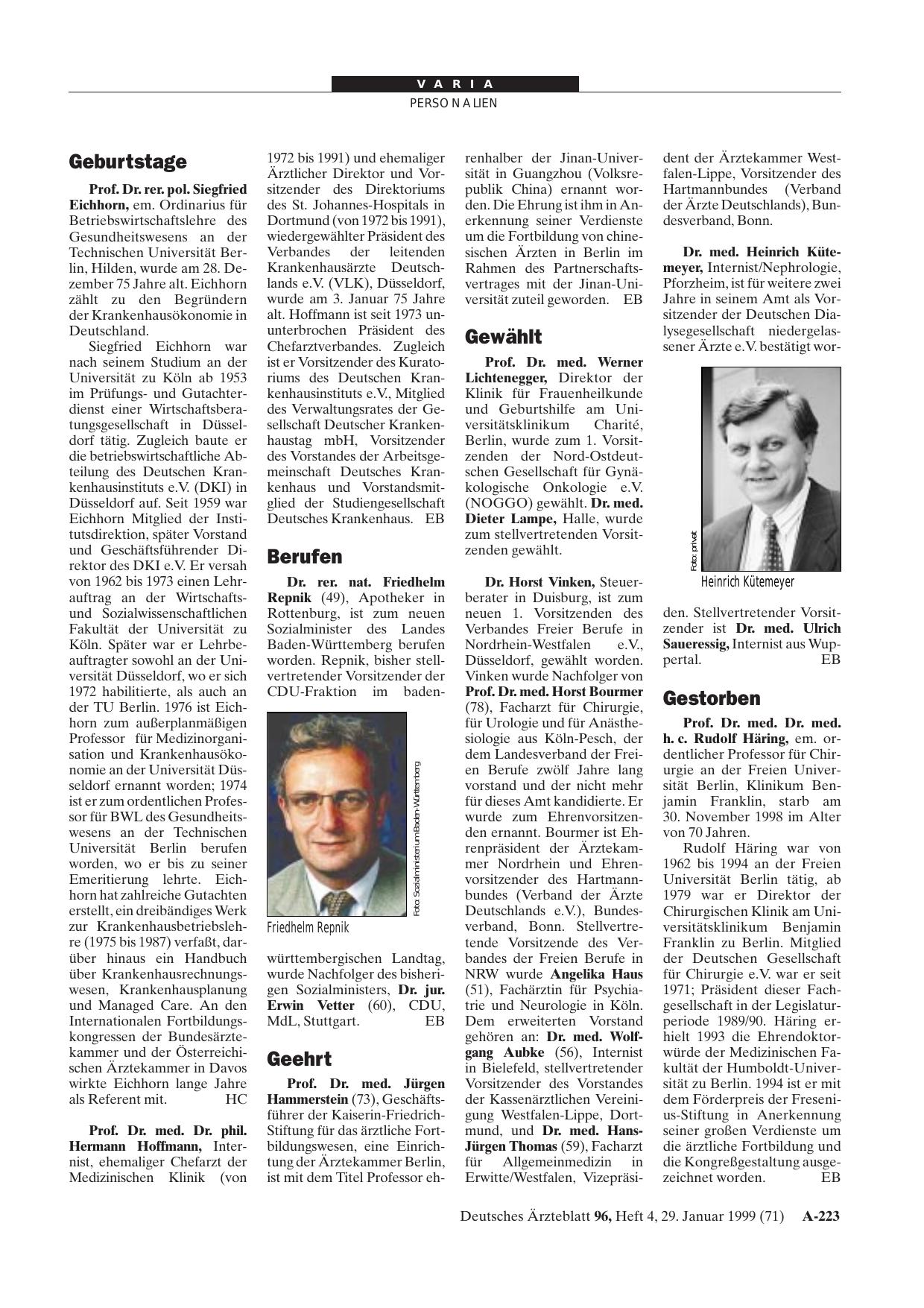 Vorschauseite 1: Geburtstage