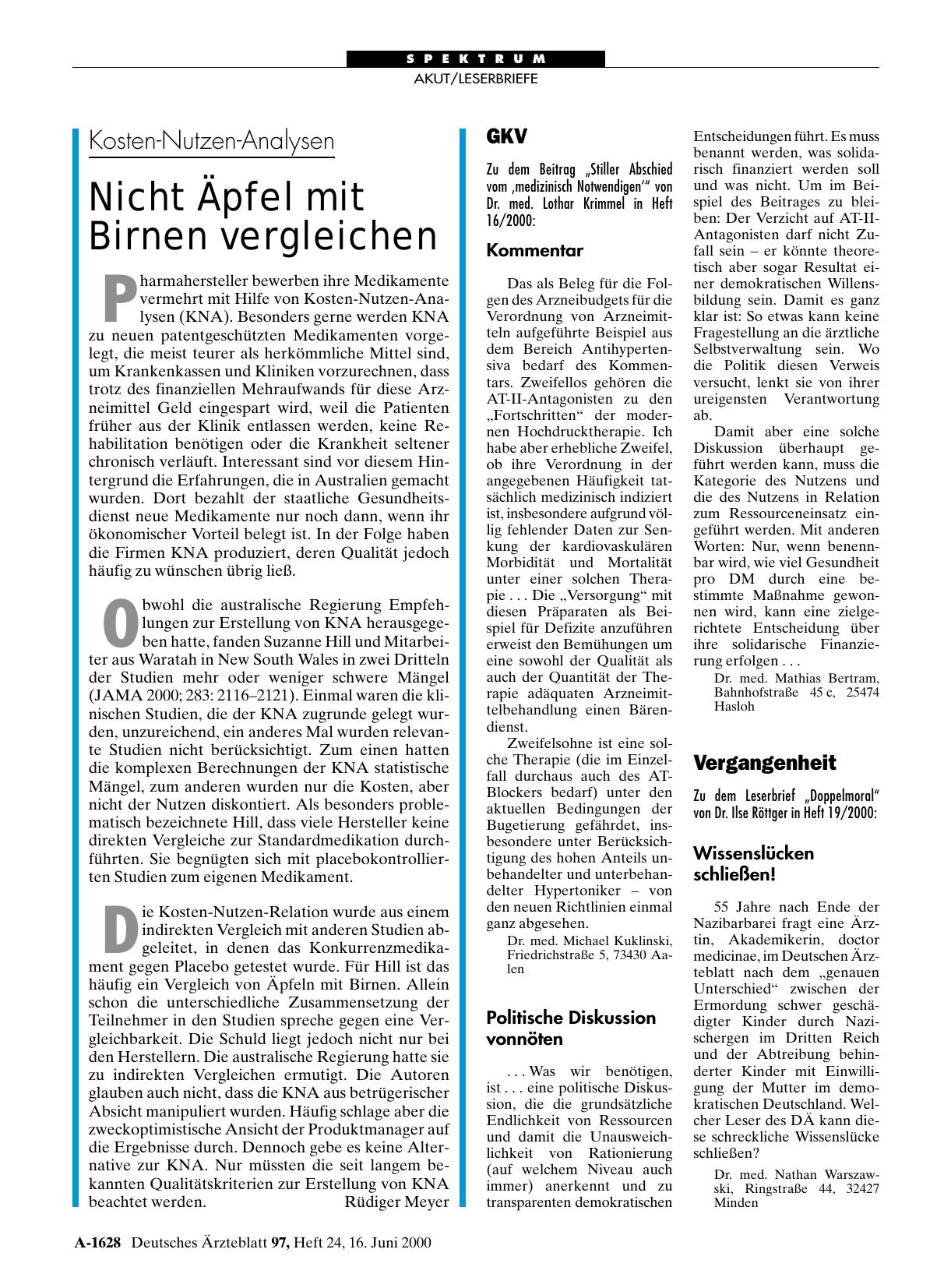 Vorschauseite 1: GKV: Politische Diskussion vonnöten