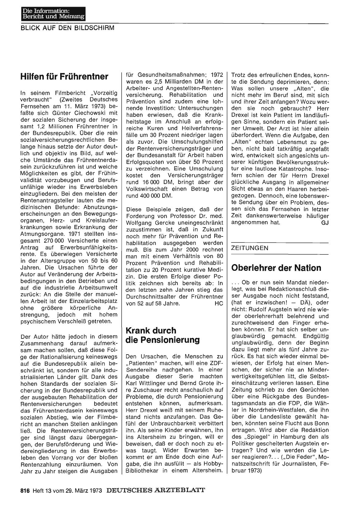 Vorschauseite 1: Oberlehrer der Nation