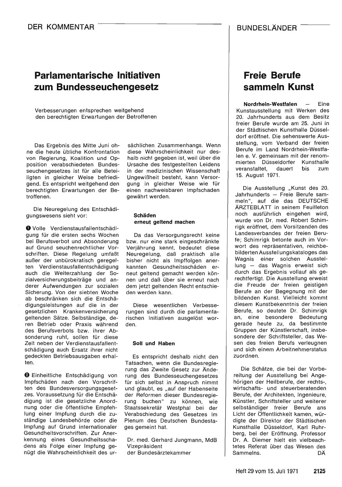 Vorschauseite 1: Freie Berufe sammeln Kunst
