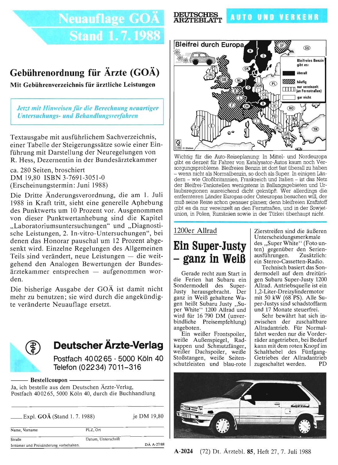 Vorschauseite 1: Bleifrei durch Europa