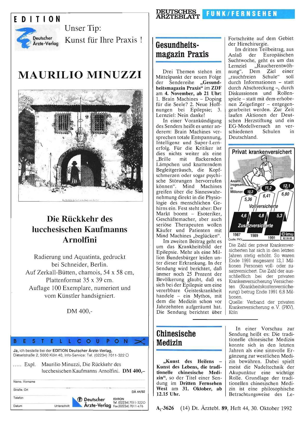 Vorschauseite 1: Gesundheitsmagazin Praxis