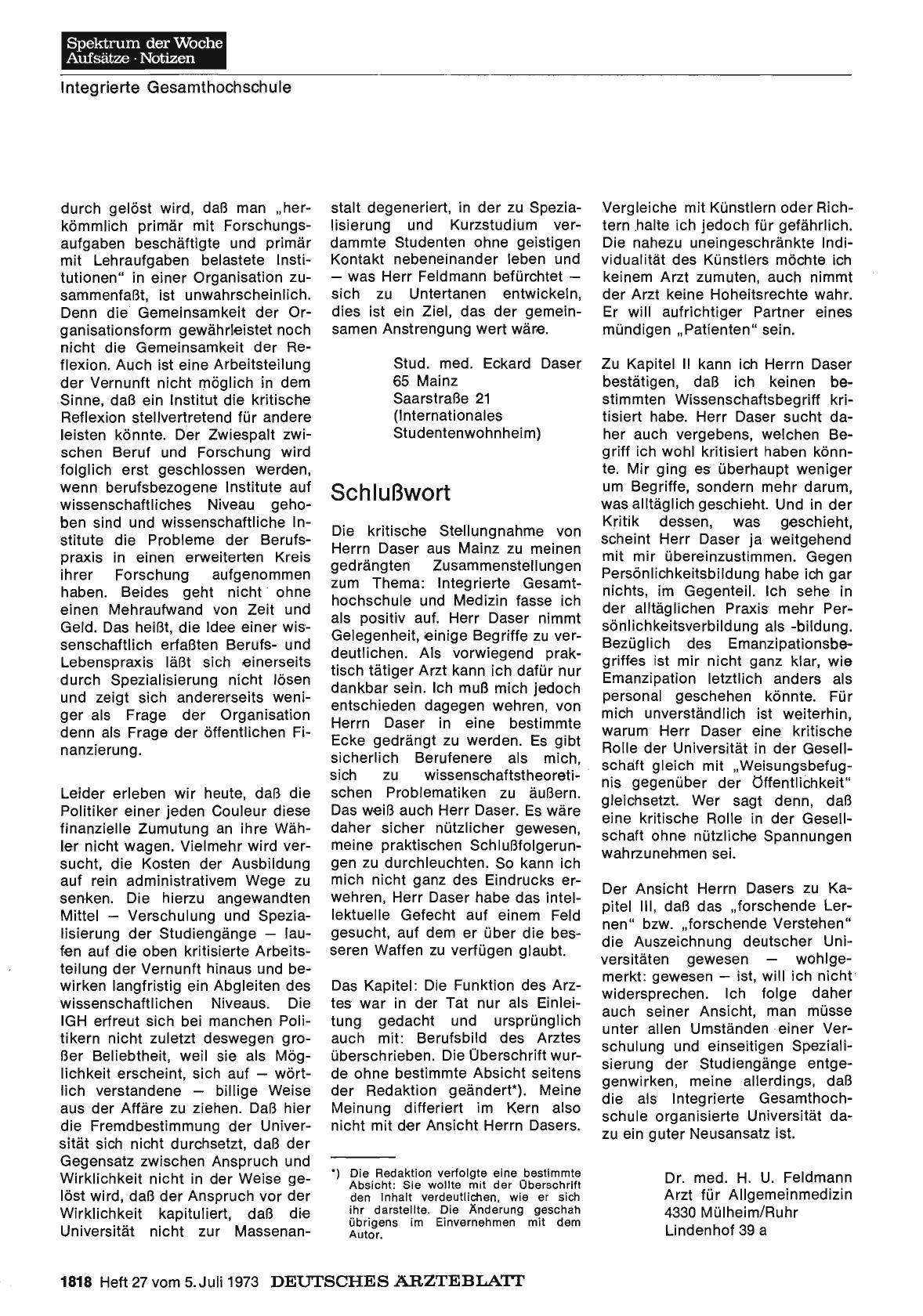 Vorschauseite 1: Schlußwort