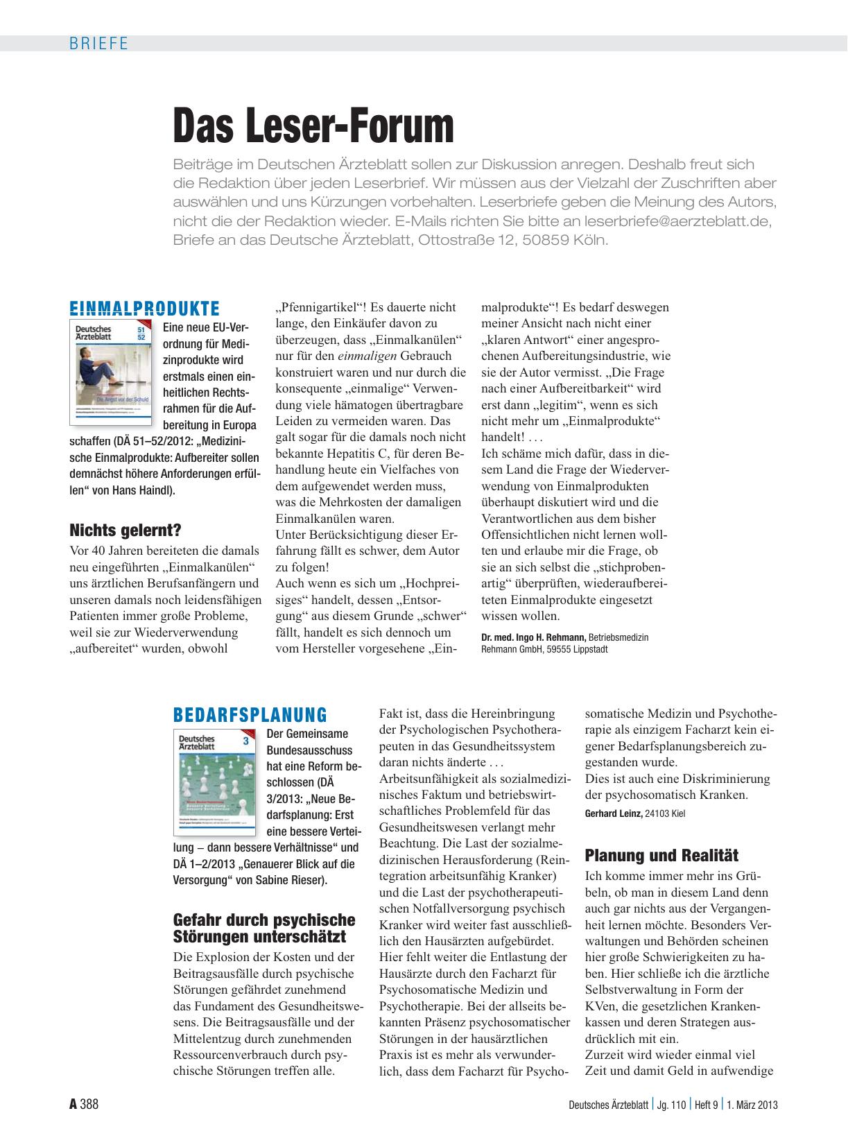 Vorschauseite 1: Einmalprodukte: Nichts gelernt?
