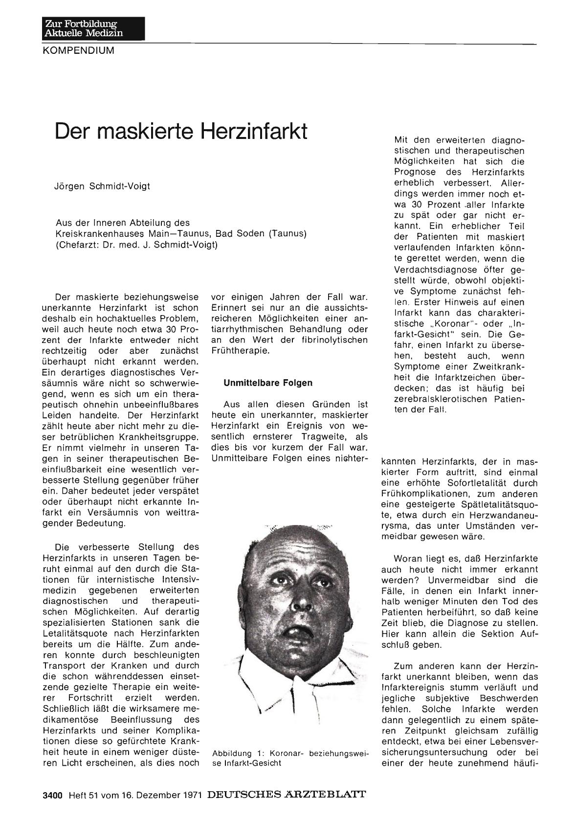 Vorschauseite 1: Der maskierte Herzinfarkt