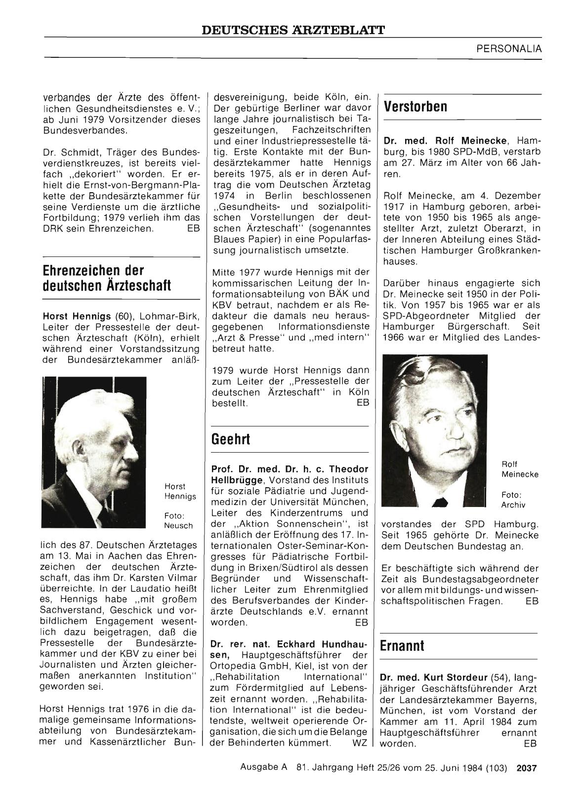 Vorschauseite 1: Ernannt
