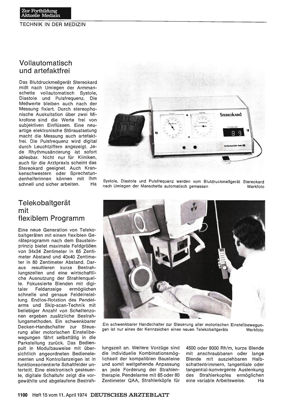 Vorschauseite 1: Vollautomatisch und artefaktfrei