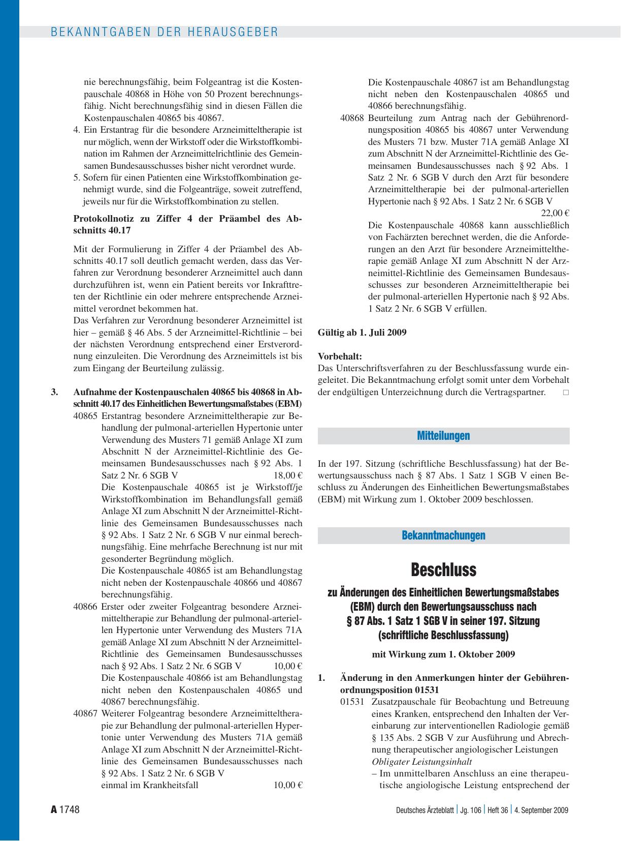 Vorschauseite 1: Mitteilungen