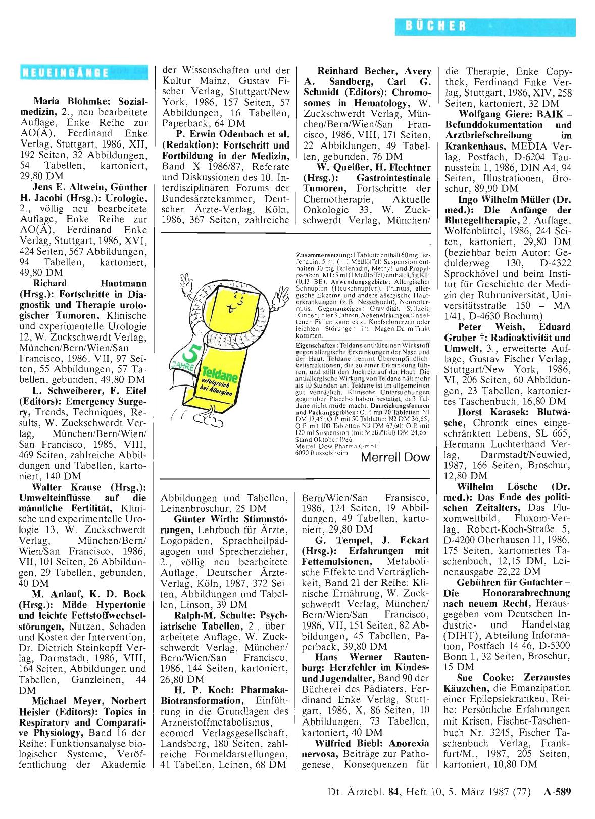 Vorschauseite 1: Neueingänge