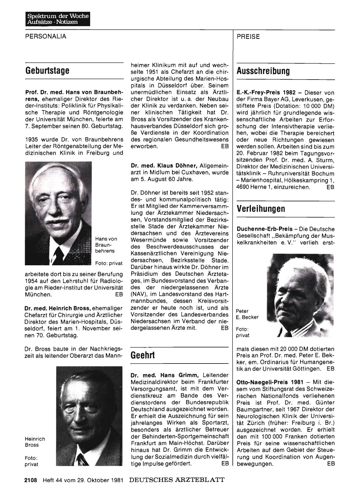 Vorschauseite 1: Geehrt