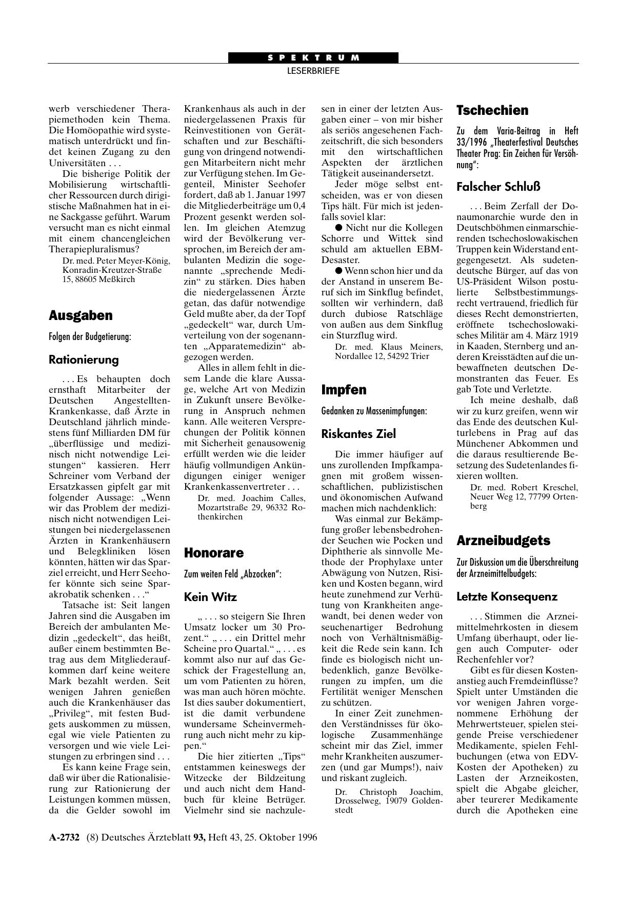 Vorschauseite 1: Arzneibudgets: Letzte Konsequenz