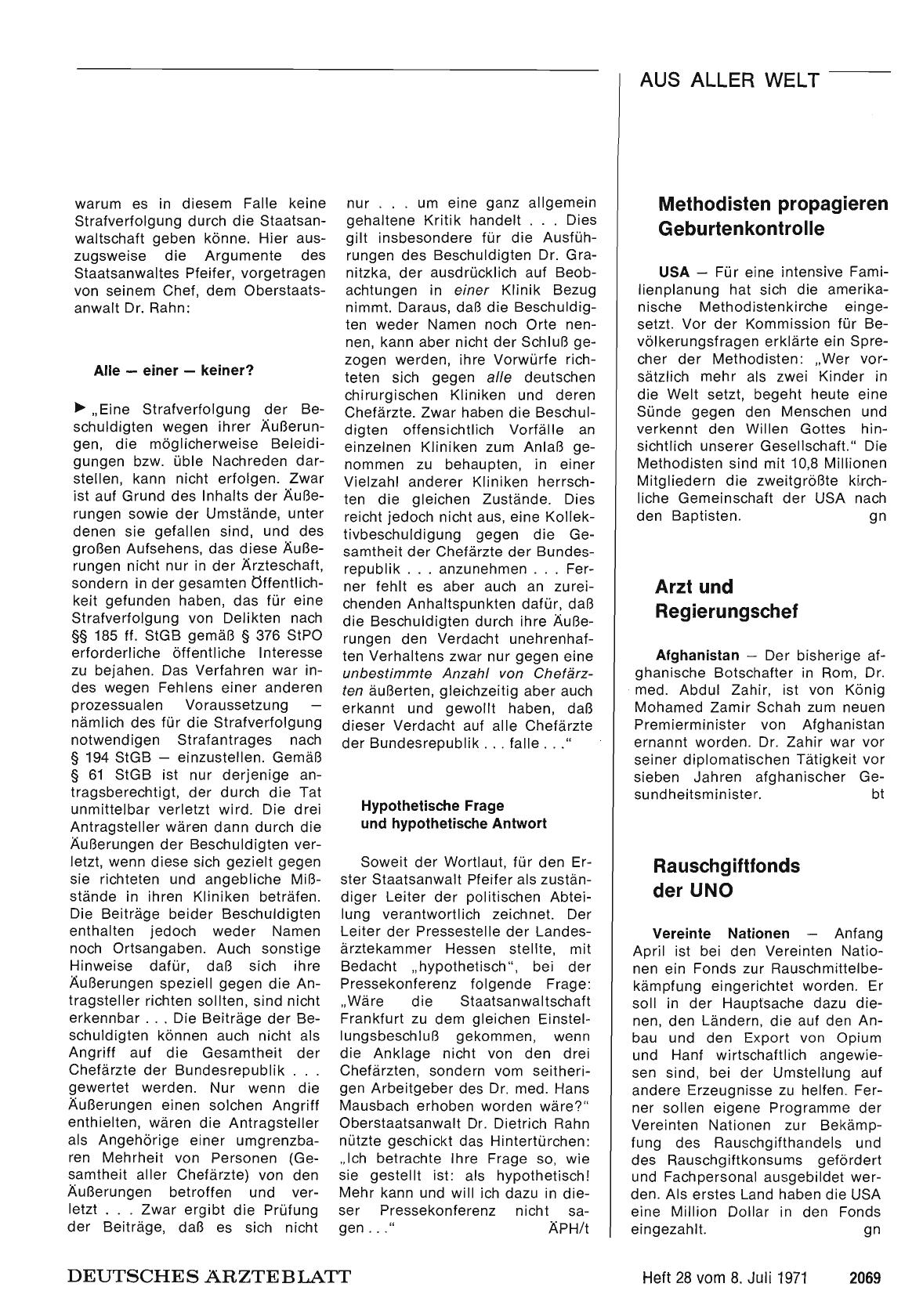 Vorschauseite 1: Methodisten propagieren Geburtenkontrolle