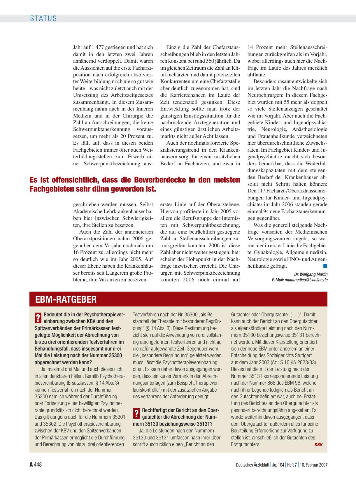 Vorschauseite 1: EBM-Ratgeber