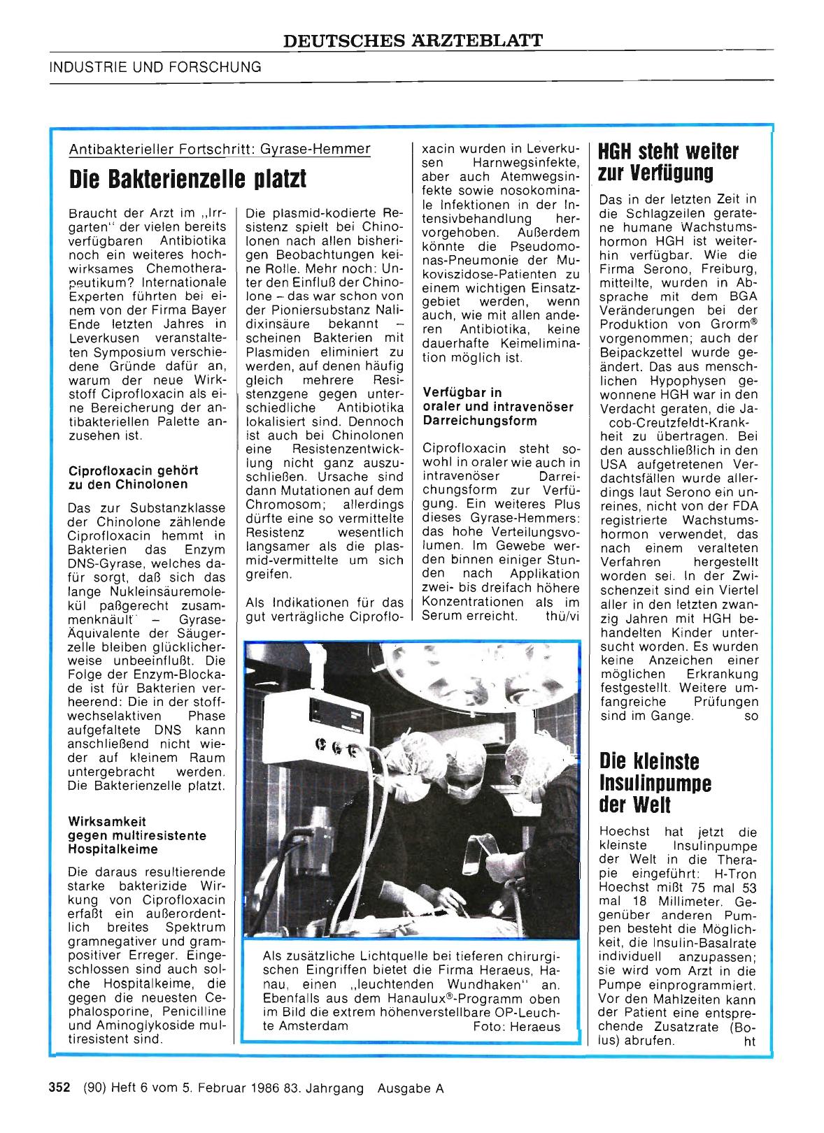 Vorschauseite 1: HGH steht weiter zur Verfügung