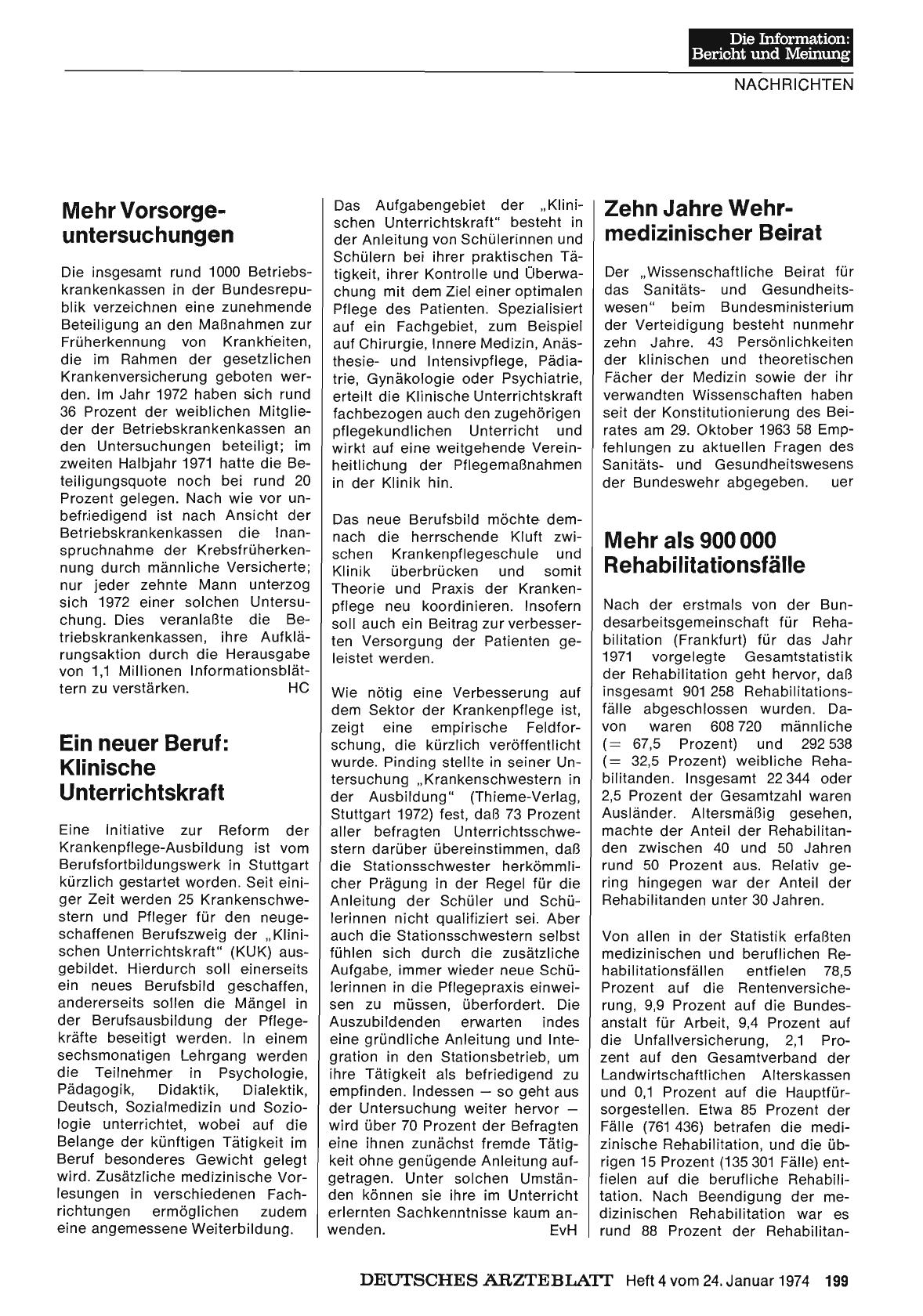 Vorschauseite 1: Zehn Jahre Wehrmedizinischer Beirat