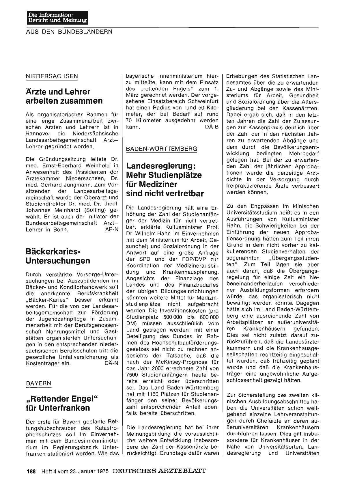 Vorschauseite 1: Bayern: „Rettender Engel“ für Unterfranken